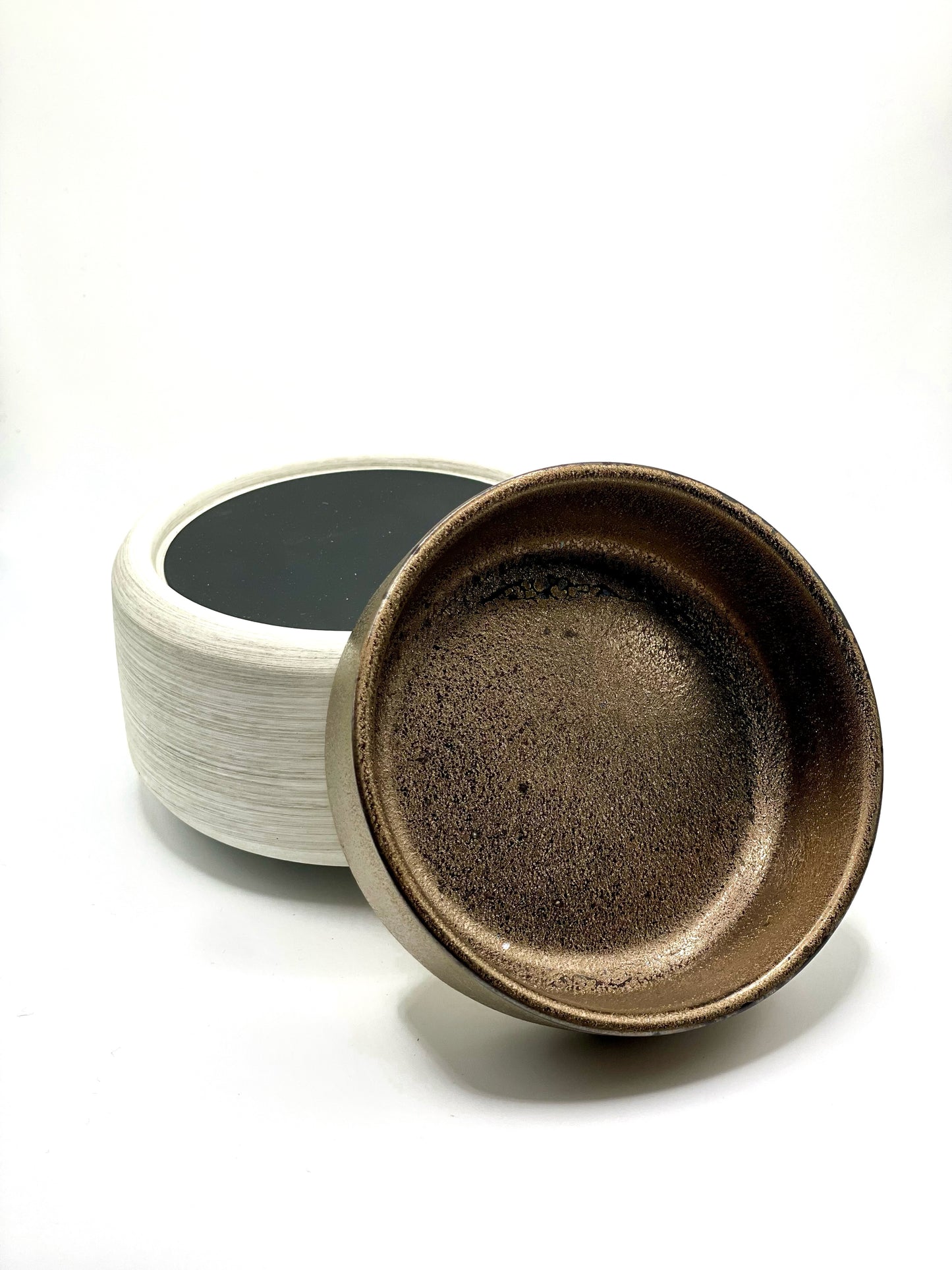 White washed Bronze 2 In 1 Warmer