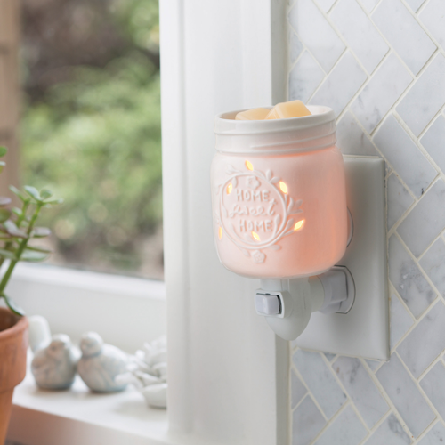 Mini Mason Jar Plug In Wax Warmer